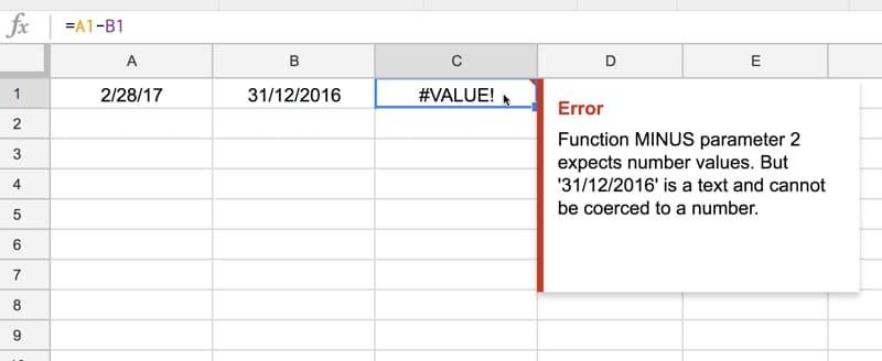 Hướng dẫn cách sửa các lỗi công thức phổ biến trong Google Sheets